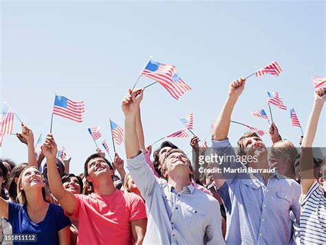 American Flag Waving Photos And Premium High Res Pictures Getty Images