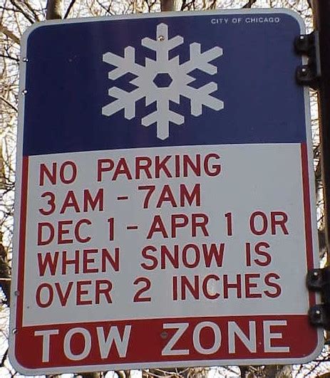 City Of Chicago Winter Snow Parking Restrictions