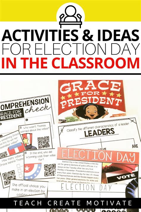 Election Day Activities And Read Alouds Teach Create Motivate