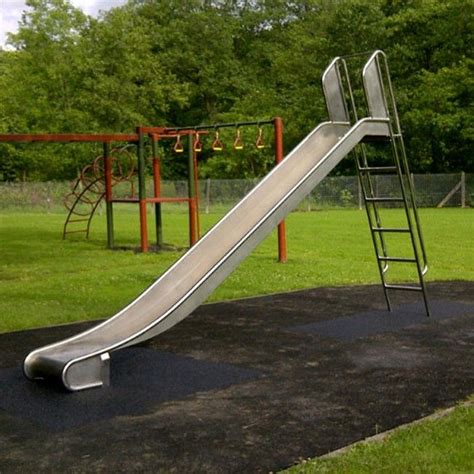 Free Standing Stainless Steel Childrens Playground Slide Playground