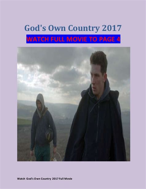 Young farmer johnny saxby numbs his daily frustrations with binge drinking and casual sex, until the arrival of a romanian migrant worker for lambing season ignites an intense relationship that sets johnny on a new path. Watch God's Own Country (2017) full movie free online