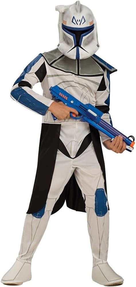 Star Wars Clone Trooper Captain Rex Costume Childs Fancy Dress