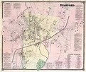 Historic Map : Plan of Stamford, Connecticut., 1867, Vintage Wall Art ...