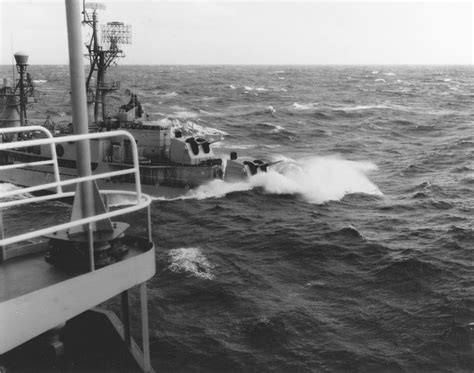 Uss Turner Dd 834 Off Virginia January 1961