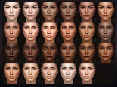 The Sims 4 Alpha Cc Finds — Remussirion Female Skin 19 Ts4