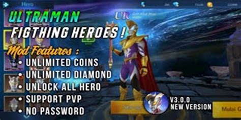 Ultraman Fighting Heroes Mod Apk Unlimited Money Dan Diamond