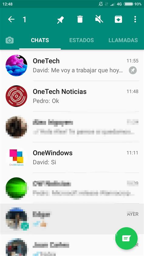 Whatsapp Ya Permite Que Puedas Fijar Los Chats En Android