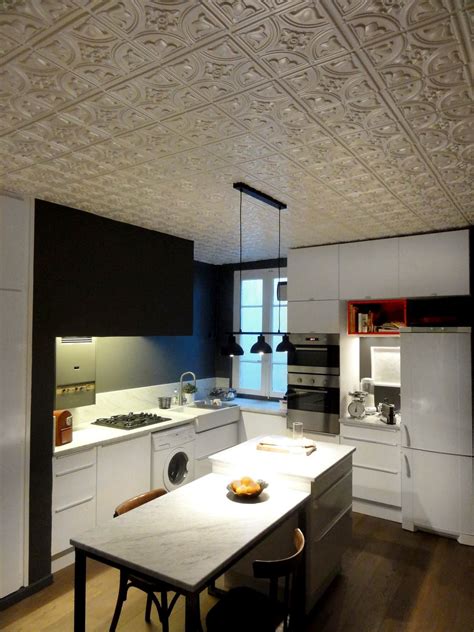 Faux tin decorative ceiling tile easy diy home improvement & decor #220. 148 Faux Tin Ceiling Tile | Faux tin ceiling tiles ...