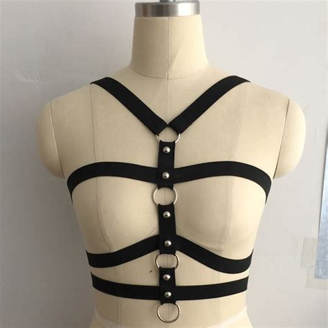 Sexy Fashion Lingerie Harness Cage Bra 90s Cupless Lingerie Women Body