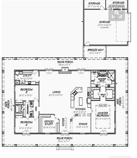 3 Bedroom Shop House Floor Plans