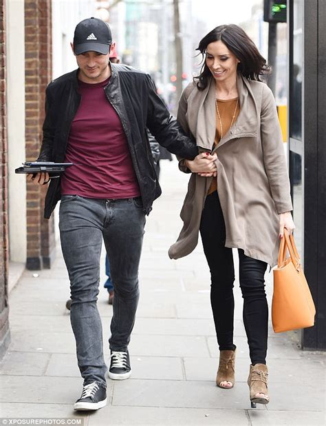Christine Bleakley Can T Hide Her Smile As Fiance Frank Lampard Playfully Grabs Her Hand Daily