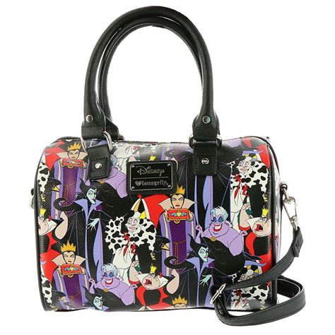 Loungefly Disney Villain Print Duffel Bag Disney Purse Disney Bag