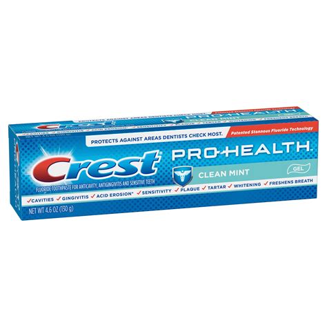 Crest Pro Health Smooth Formula Clean Mint Gel Toothpaste Shop