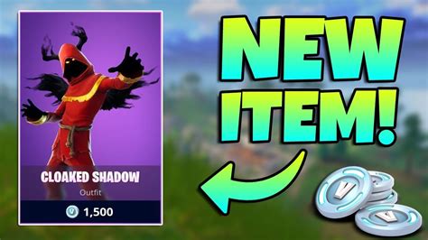 New Cloaked Shadow Skin Gameplay Fortnite Battle Royale Live Youtube