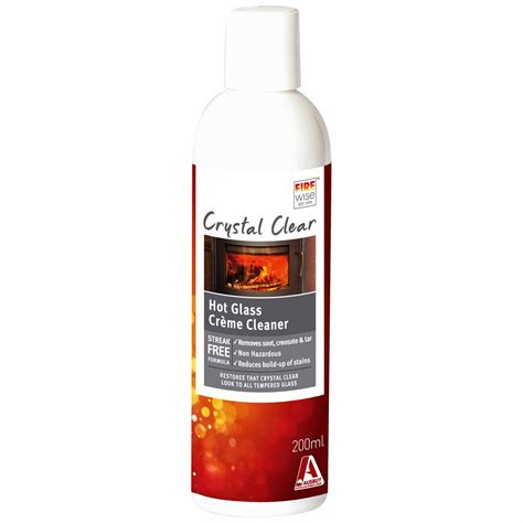 Crystal Clear Hot Glass Cleaner Soot Removers And Cleaners