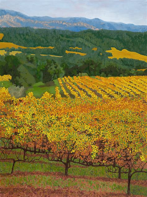 Vineyard Paintings And Wine Country Oil Paintings By Donna S Schaffer