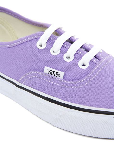 Lyst Vans Authentic Lilac Trainers In Purple
