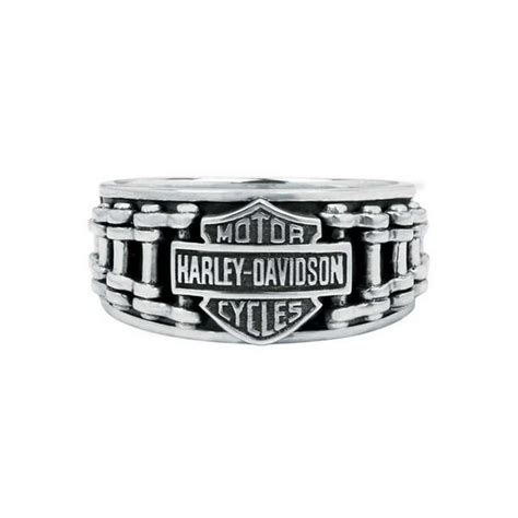 Harley Davidson Harley Davidson Mens Bar And Shield Bike Chain Ring