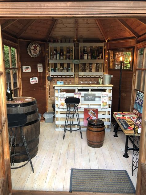 Check out some of our outside garden bar ideas. Garden bar | Home bar rooms, Bars for home, Bar shed