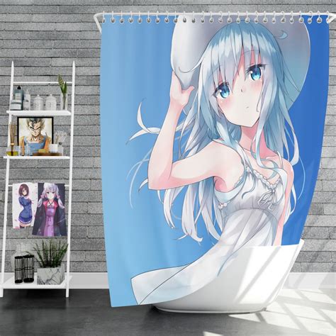 Summer Anime Girl Shower Curtain EBeddingSets