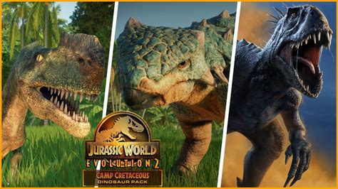 Everything In The Camp Cretaceous Dlc Jurassic World Evolution 2