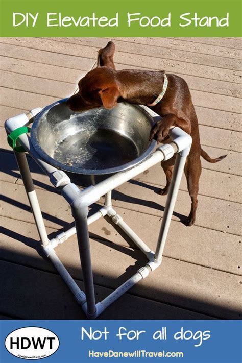 Poochles india is a wholly owned subsidiary of poochles inc, usa. DIY Great Dane Elevated Food Stand | Dog bowl stand ...