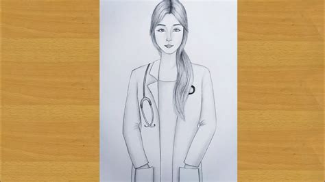 How To Draw A Doctor Girl Step By Step Gali Gali Art Youtube