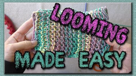 Learn The Basic Stitches For Loom Knitting Dish Cloths Loom