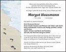 Traueranzeigen von Margot Hausmann | trauer-anzeigen.de