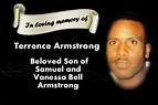 Homegoing Service for Terrence Armstrong, son of Samuel and Vanessa ...
