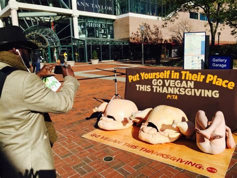 Nude Protestors On Giant Cutting Boards Call For Turkey Free