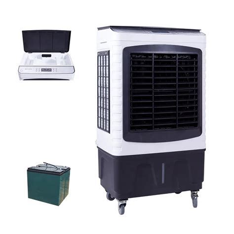 China Ac Dc 12 Volt Swamp Portable Evaporative Plastic Air Cooler Buy