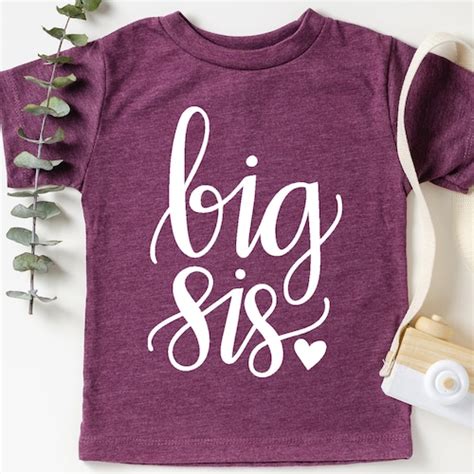 Promoted To Big Sister Shirtbig Sister Shirt Big Sister Etsy