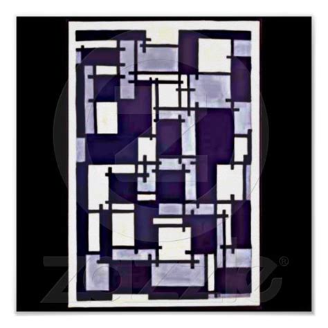 Poster Classic Vintage Theo Van Doesburg 22 Davos Piet Mondrian