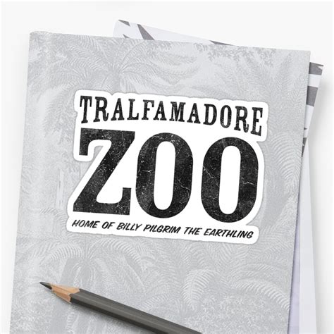 Tralfamadore Zoo Sticker By Therossrobinson Redbubble