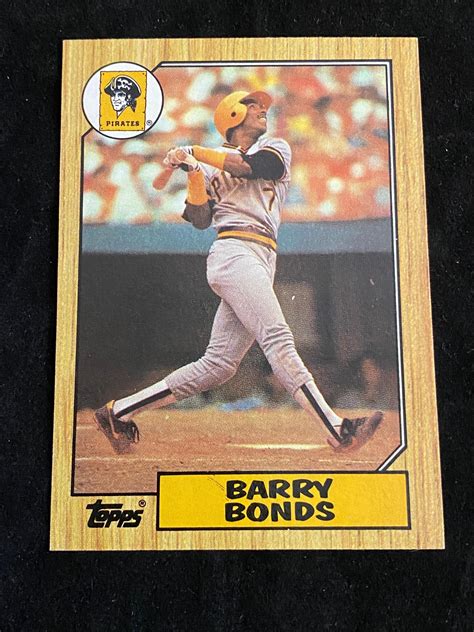 Maybe you would like to learn more about one of these? Lot - (Mint) 1987 Topps Barry Bonds Rookie #320 Baseball Card