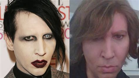 Marilyn Manson Pictured Without Make Up On Set Of Eastbound And Down Mirror Online