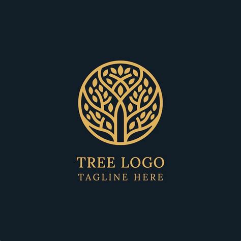 Premium Vector Tree Logo Design Template Vector Illustration