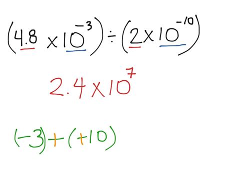 Multiply Numbers In Scientific Notation Worksheet