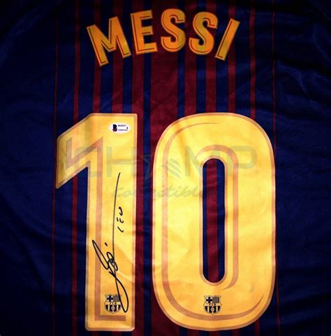 Jersey Firmado Lionel Messi Barcelona 2018 Doblete Autografo Meses