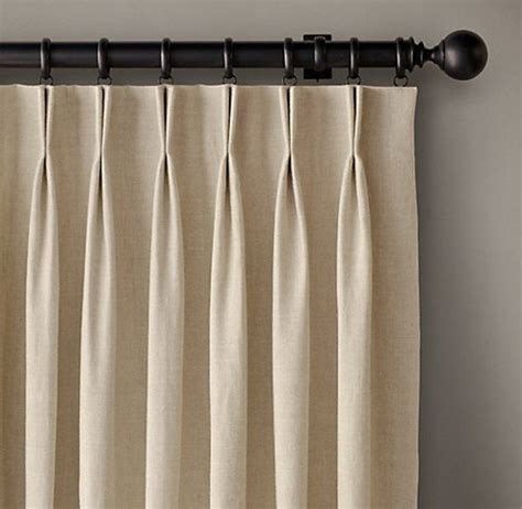 Fine Beautiful Pinch Pleat Curtain Heading Tab Top Curtains