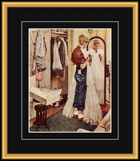 Norman Rockwell Prom Dress Norman Rockwell Art Norman Rockwell