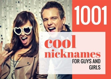 1001 Cool Nicknames For Guys And Girls Nicknames For Guys Nicknames