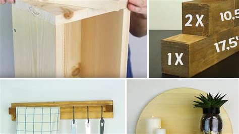 10 Furniture And Accessories Made From Scrap Wood Pieces Youtube