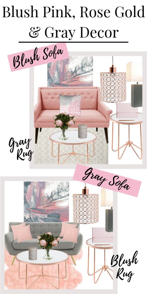 20 Grey And Rose Gold Living Room Pimphomee