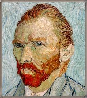 Vincent Van Gogh Self Portrait 1889 Detail Vincent Van Flickr