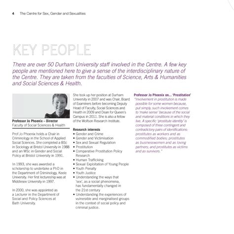 Centre For Sex Gender And Sexuality Brochure By Durham University Issuu