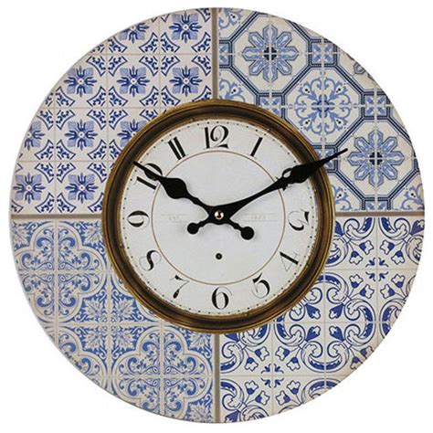 Blue Moroccan Clock Boho Bungalow Your Lifestyle Boutique