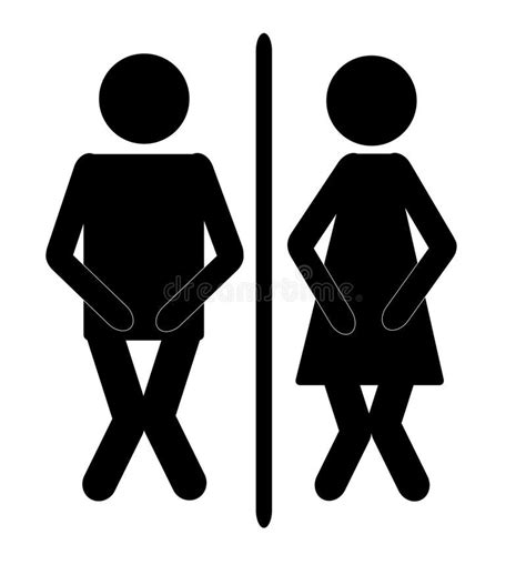 Kids Restroom Signs Clipart