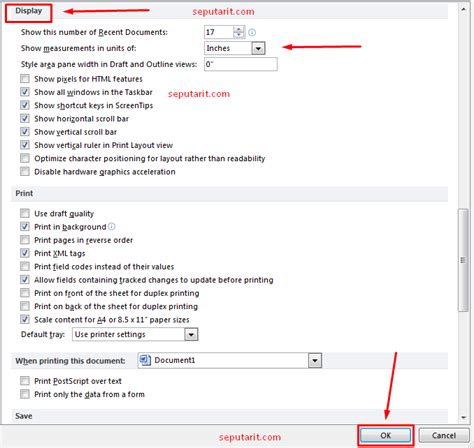 Inilah Cara Mudah Mengubah Ukuran Inchi Ke Cm Pada Microsoft Word